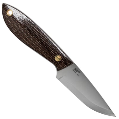 Brisa Bobtail 80-Bison micarta 12C27 Scandi Sheath Multicarry 80 BRS-033-9955-1547 - KNIFESTOCK