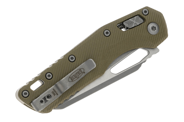 Microtech MSI® S/E Fluted G-10 OD Green Apocalyptic® Standard 210-10APFLGTOD - KNIFESTOCK