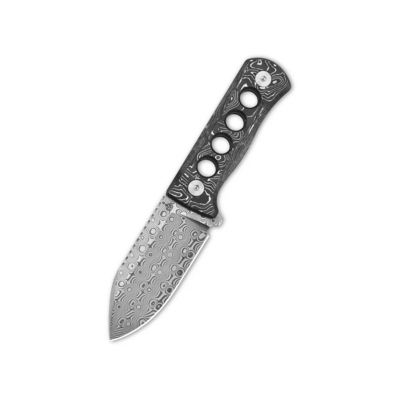 QSP Knife Canary Laminated Damascus, Aluminum Foil CF QS141-E - KNIFESTOCK