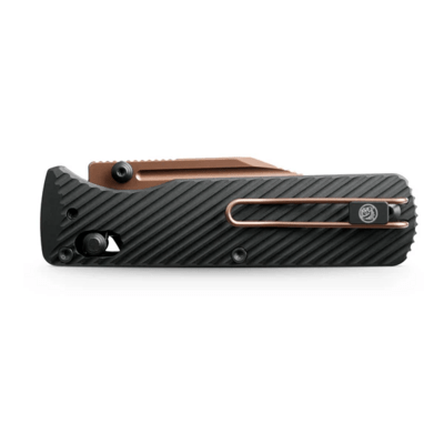 Vosteed Vombat M390 Copper Dune Aluminum Black A4106 - KNIFESTOCK
