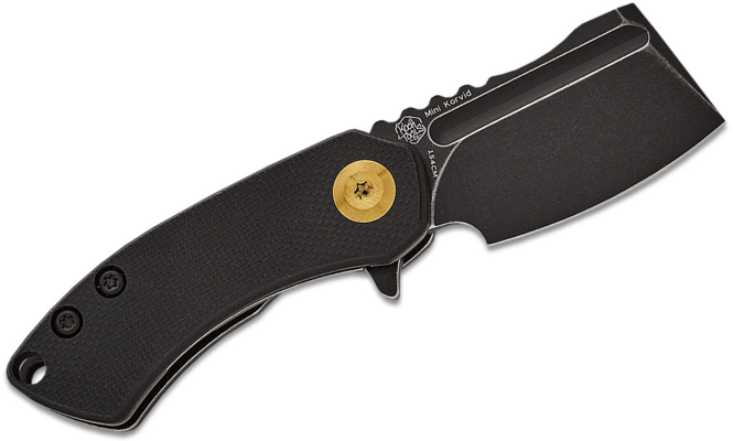 Kansept Mini Korvid Black Stonewashed 154CM Black G10 T3030A11 - KNIFESTOCK