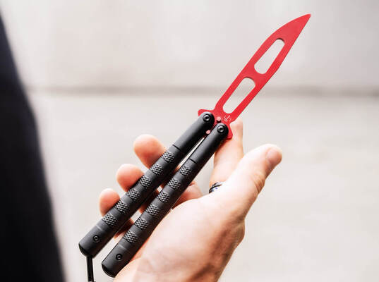 Böker Plus Balisong Relack Trainer Red/Black 01BP0049 - KNIFESTOCK