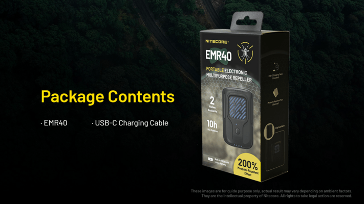 Nitecore EMR40 TAC Electronic Insect Repeller - KNIFESTOCK