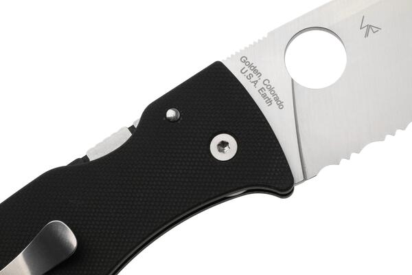 Spyderco Bodacious Black G-10 Reveal 14 C263GS - KNIFESTOCK