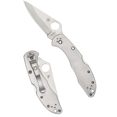Spyderco Delica 4 Stainless C11P - KNIFESTOCK