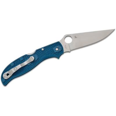 Spyderco STRETCH 2 XL COBALT BLUE FRN CPM SPY27 PLAINEDGE - KNIFESTOCK