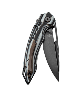 Bestech ORNETTA N690, Black stonewash, Interlayer with Carbon Fiber and G10 BL02D - KNIFESTOCK