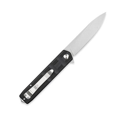 CobraTec Kuzio G10 Schwarz Drop Nicht Gezahnt 01CT008 - KNIFESTOCK