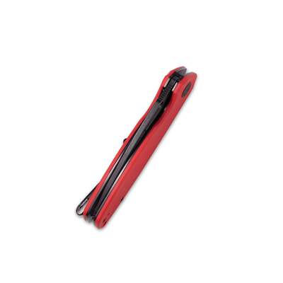 KUBEY Tityus Liner Lock Flipper Folding Knife Red G10 Handle KU322J - KNIFESTOCK