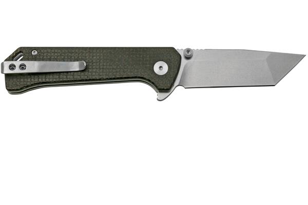 QSP Knife Grebe T 14C28N Rough Micarta Dark Brown QS148-A1 - KNIFESTOCK