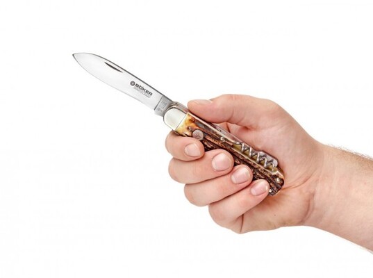 BÖKER JAGDMESSER TRIO CPM lovecký nôž 8,5 cm 110639 - KNIFESTOCK