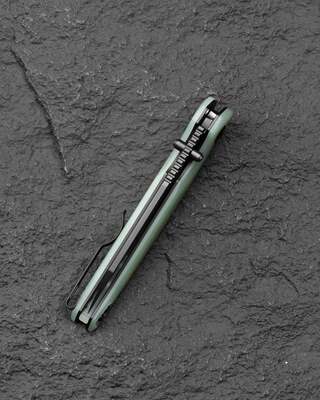 Bestech Snakebird 14C28N, G10, Blokada przyciskiem - Jade BG58D - KNIFESTOCK