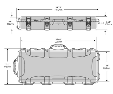 Nanuk 985 Case w/foam - Black 985S-011BK-0A0 - KNIFESTOCK