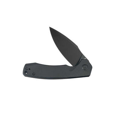 Kubey Calyce Liner Lock Flipper Folding Knife Black G10 Handle KU901L - KNIFESTOCK