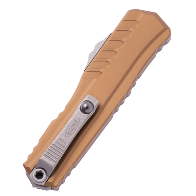 Microtech CYPHER II D/E APOCALYPTIC STANDARD TAN 1242-10APTA - KNIFESTOCK