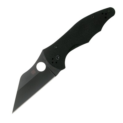 Spyderco Yojimbo 2 Black G-10 C85GPBBK2 - KNIFESTOCK