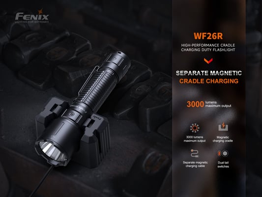 Fenix Wiederaufladbare Lampe WF26R - KNIFESTOCK
