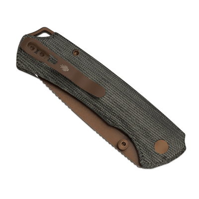 Kizer T1 BD Nitro-V,Sunset Metal PVD,Norplex UltreX™ Micarta - KNIFESTOCK