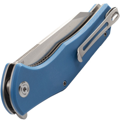 KUBEY Flash Liner Lock Flipper Összecsukható Kés Kék G10 Markolat KU158A - KNIFESTOCK