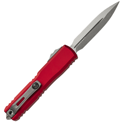 Microtech ULTRATECH GEN IV D/E STONEWASH STANDARD RED 11224-10RD - KNIFESTOCK