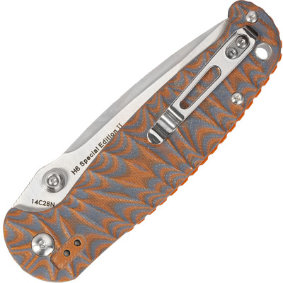 Real Steel H6 grooved Mixcolour, satin 7783 - KNIFESTOCK