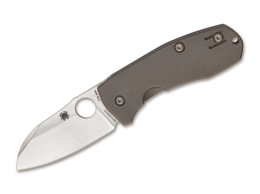 Spyderco TECHNO 2 TITANIUM PLAIN 01SP1012 - KNIFESTOCK