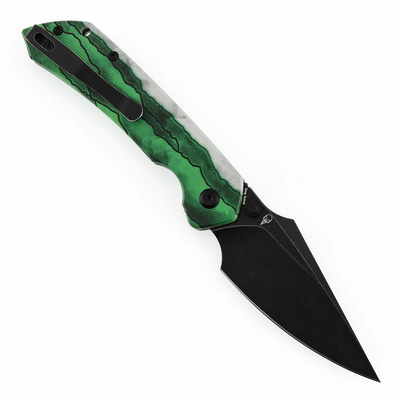 Tenable Fenrir Blackwash D2 Jade G10 with Green Misty Mountain B1034H12 - KNIFESTOCK