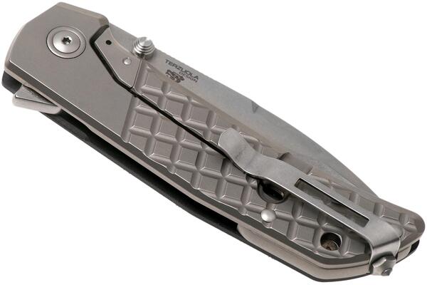 MKM MAXIMO Titanium-runko ja musta canvas Micarta-kahva BÖHLER M390 MK MM-BCT - KNIFESTOCK