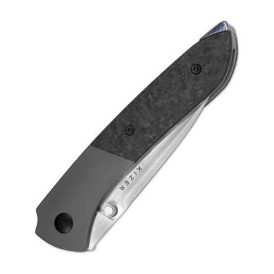 Kizer Spitfire S35VN Titanium &amp; Carbon Fiber Ki3690A1 - KNIFESTOCK