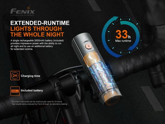 Fenix ​​​​BC21R V3.0 újratölthető kerékpár lámpa 1200 lm BC21RV30 - KNIFESTOCK