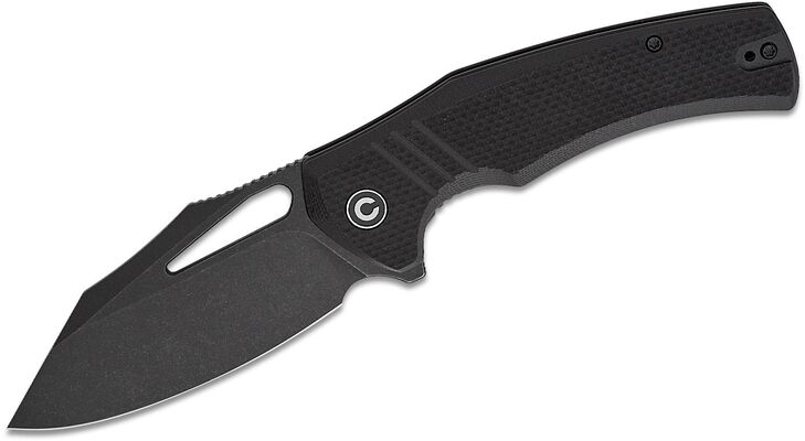 Civivi BullTusk Black Coarse G10 Handle C23017-1 - KNIFESTOCK