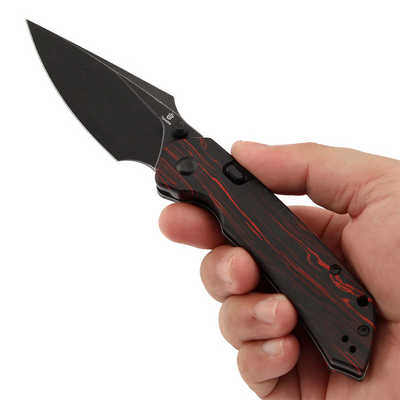 Tenable Knives Fenrir Blackwash Nitro V, Röd &amp; Svart G-mascus - KNIFESTOCK