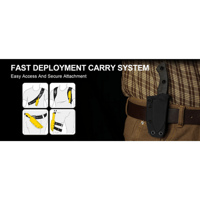 Kizer Rook 10V,Black Coating,Richlite® - KNIFESTOCK