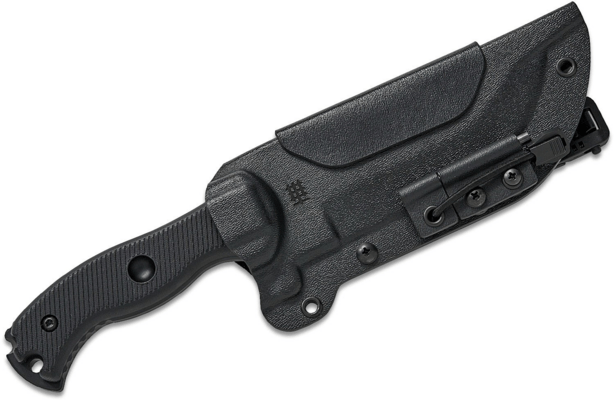 Halfbreed Blades Large Bush Knife - Fixed Blade LBK-01 Gen-2 BLK K340 - KNIFESTOCK