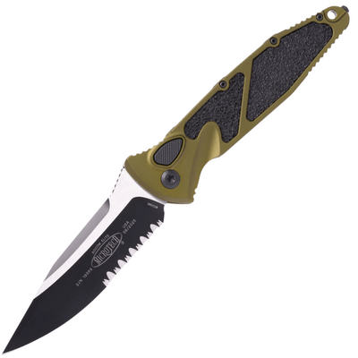 Microtech SOCOM ELITE S/E-A PARTIAL SERRATED OD GREEN 160A-2OD - KNIFESTOCK