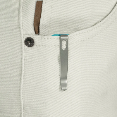 Kubey Boxer Satin 14C28N ,Brittany Blue G10 KU407B - KNIFESTOCK