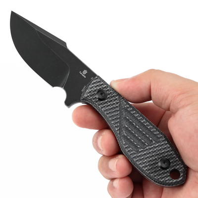 Tenable Knives Tiny Dancer Blackwash D2,Black Micarta G014A4 - KNIFESTOCK