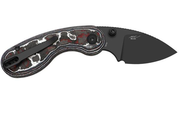 Kizer Microbe M390, Matt DLC Ultra, Fat Carbon Ki2742A2 - KNIFESTOCK