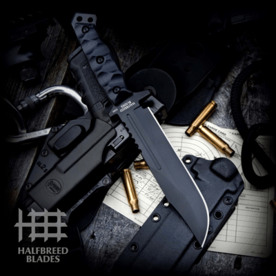 Halfbreed Blades Large Infantry Knife - Fixed Blade LIK-01P Gen-2 BLK - K340 - KNIFESTOCK