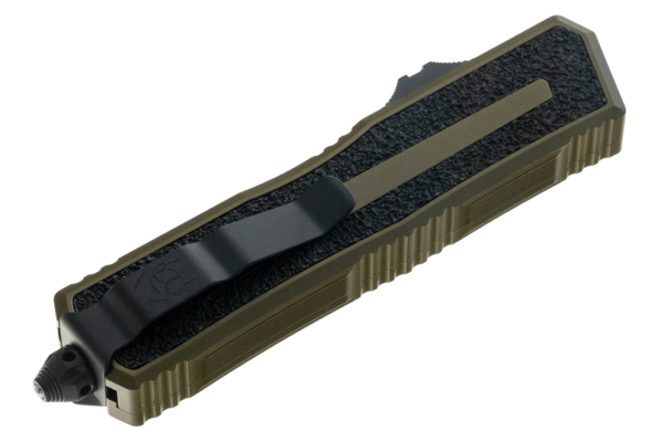 Microtech SCARAB II GEN III D/E-S BLACK STANDARD OD GREEN 1180-1OD - KNIFESTOCK