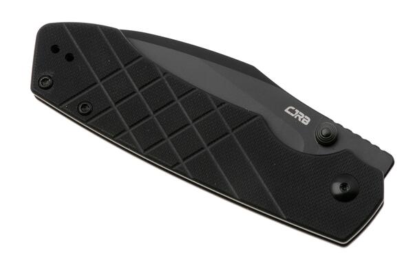 CJRB Kestrel Schwarz, G10 - J1962-BBK - KNIFESTOCK