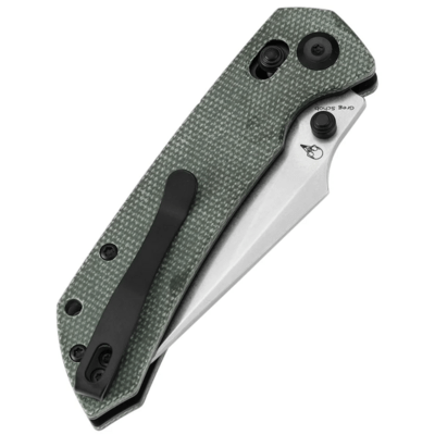 Tenable Knives Fenrir Stonewashed Nitro V, Grünes Micarta T1034V1 - KNIFESTOCK