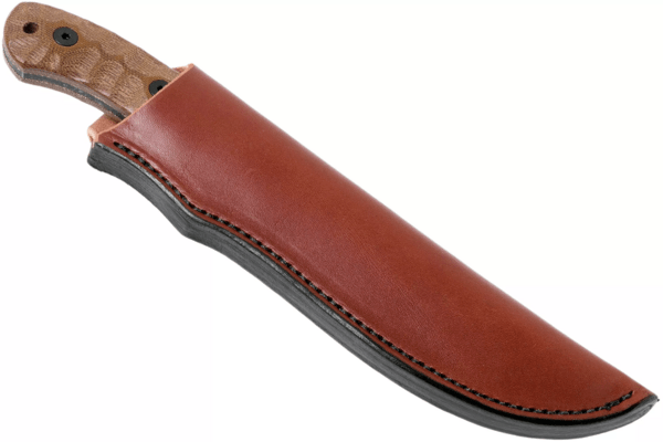 ESEE Knives ESEE JAMES GIBSON 5 NESSMUK, manches en Micarta sculpté marron, Black Oxide - KNIFESTOCK
