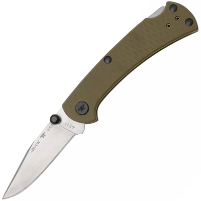 BUCK 112 Slim Pro TRX, O.D. Green BU-0112GRS3 - KNIFESTOCK