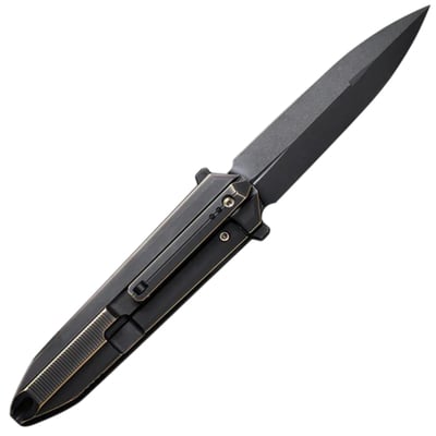 We Knife Diatomic Bronze / Black Titanium Handle &amp; Endcap WE22032-1 - KNIFESTOCK