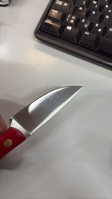 Brisa Necker 70-Red micarta 12C27 Flat Sheath Necker 70 Kydex - Flat BRS-004-9819-1512 - KNIFESTOCK