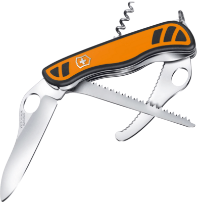 Victorinox Hunter XTM Grip, 111 mm, oranžová/černá, Blister 0.8341.MC9B1 - KNIFESTOCK