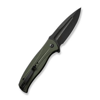 CIVIVI Incindie OD Green G10 HandleBlack Stonewashed 14C28N BladeButton Lock C - KNIFESTOCK