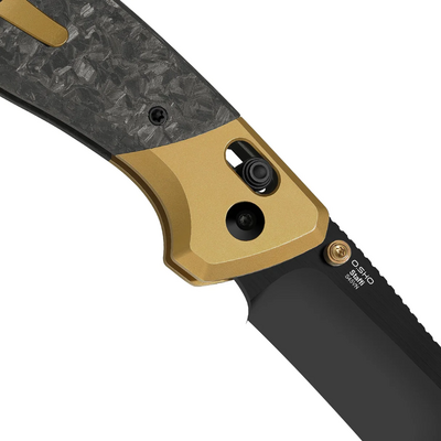 Kizer Staffi S45VN, Kőmosott + Matt DLC-Ultra, Titán &amp; CF Ki3695A1 - KNIFESTOCK