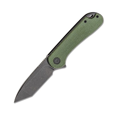 Civivi Elementum Tanto Green Micarta/Black Stonewash D2 C907T-E - KNIFESTOCK